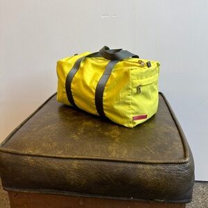 prada sport yellow mini duffle bag